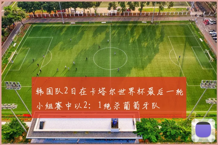 韩国队2日在卡塔尔世界杯最后一轮小组赛中以2：1绝杀葡萄牙队